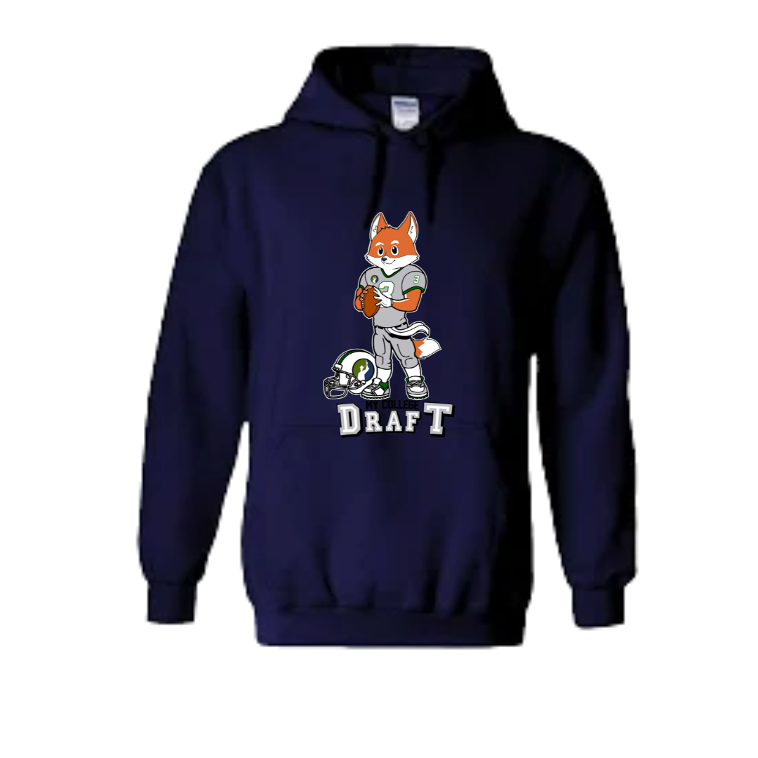 Get Knowlege- football hoodie.