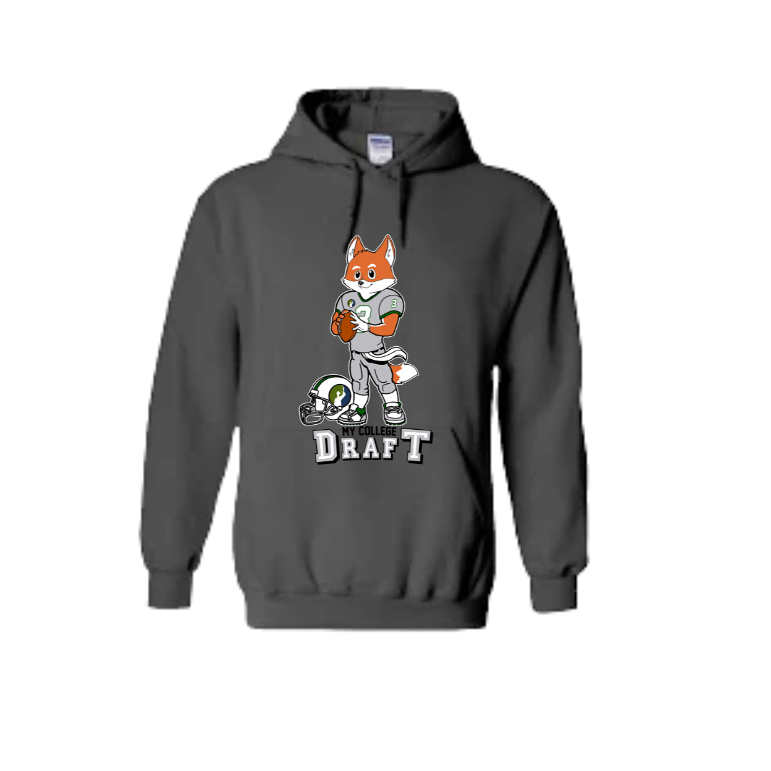 Get Knowlege- football hoodie.